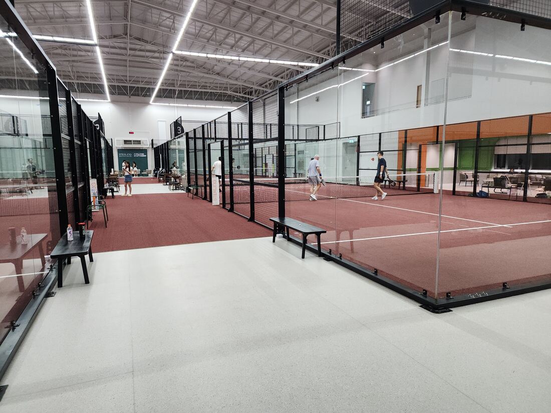 Padel courts at Sterling Sport & Wellness, Bangkok